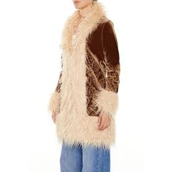 Forever 21 Penny Lane Version Of FP Still Water Moonglow Coat Size Small NEW - Picture 14 of 15